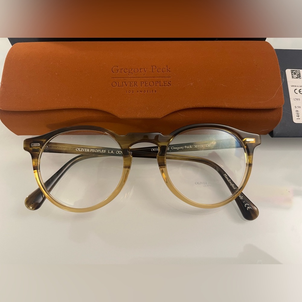 Oliver Peoples GREGORY PECK OV5186 Optical 50/23/150mm in Canary-wood MSRP$446